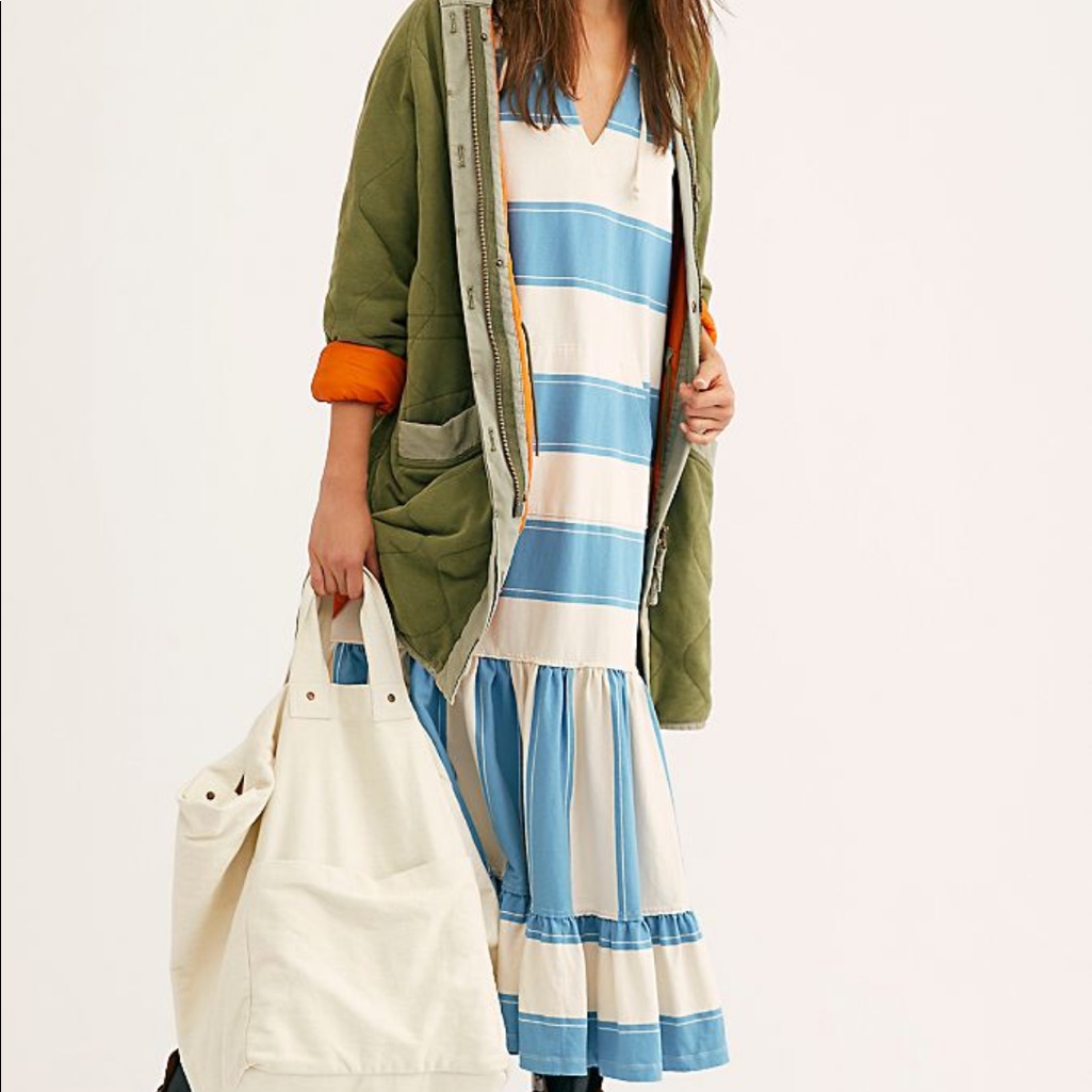 Free People Beach Rosie Hooded Maxi